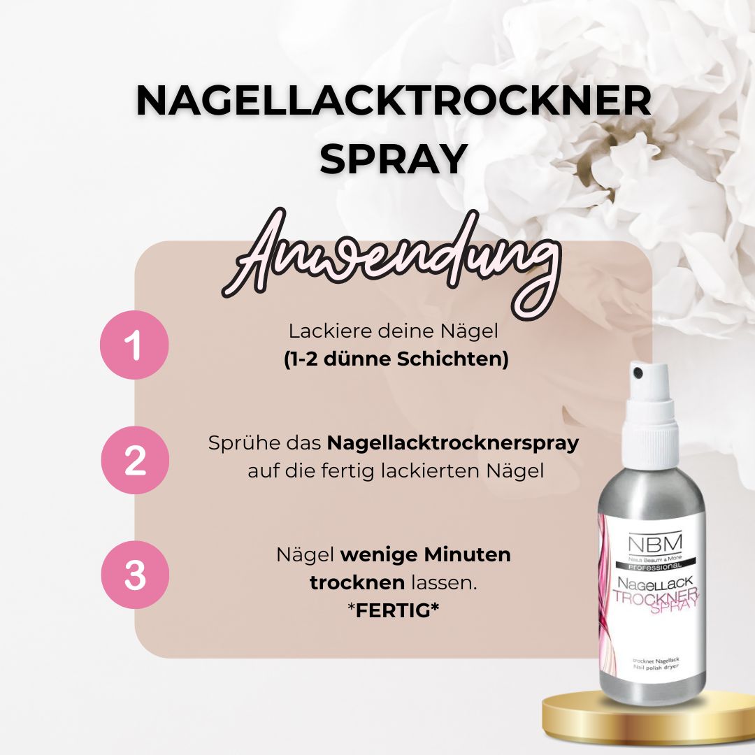 NAIL POLISH DRYER SPRAY + ATOMIZER