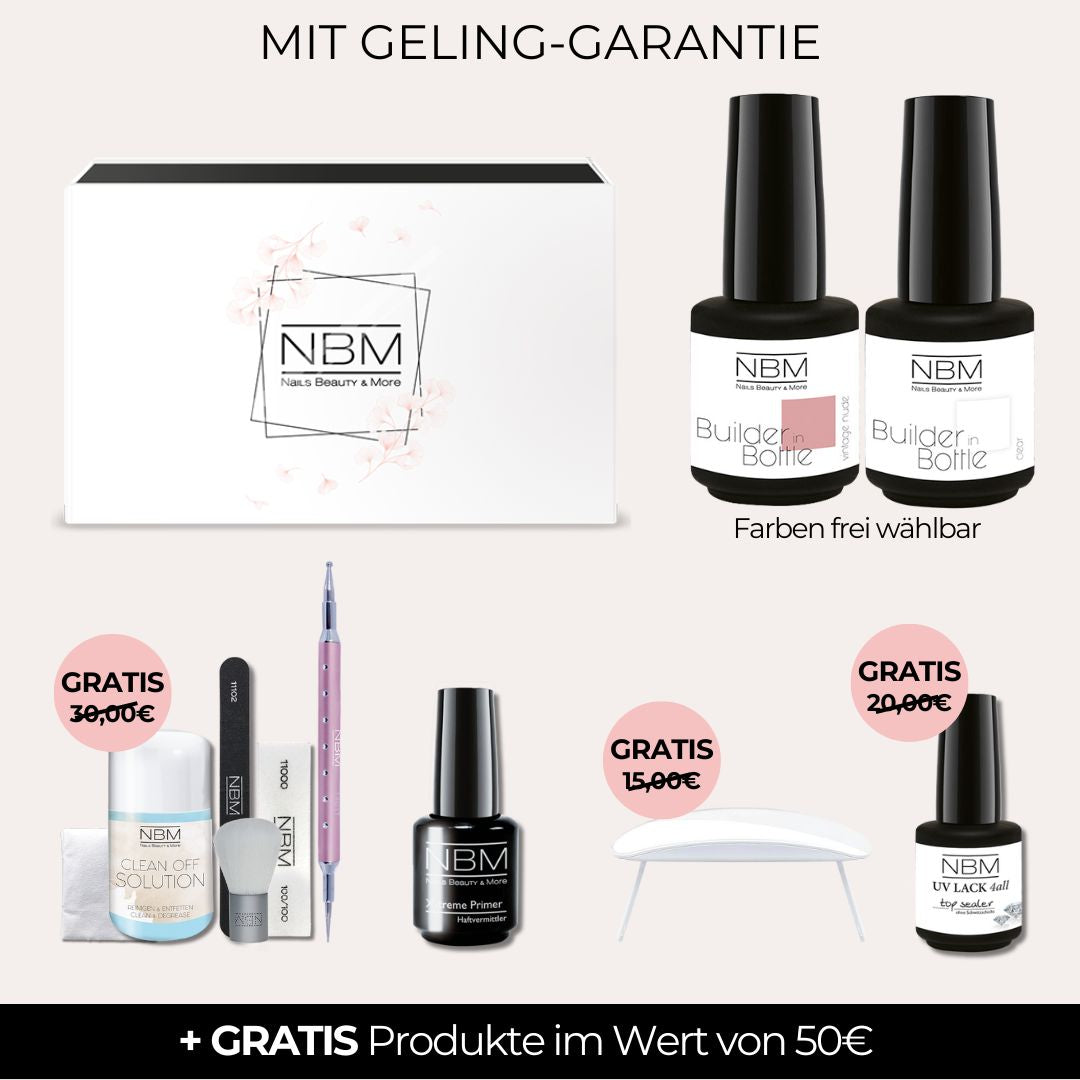 Builder Gel in Bottle starter set
