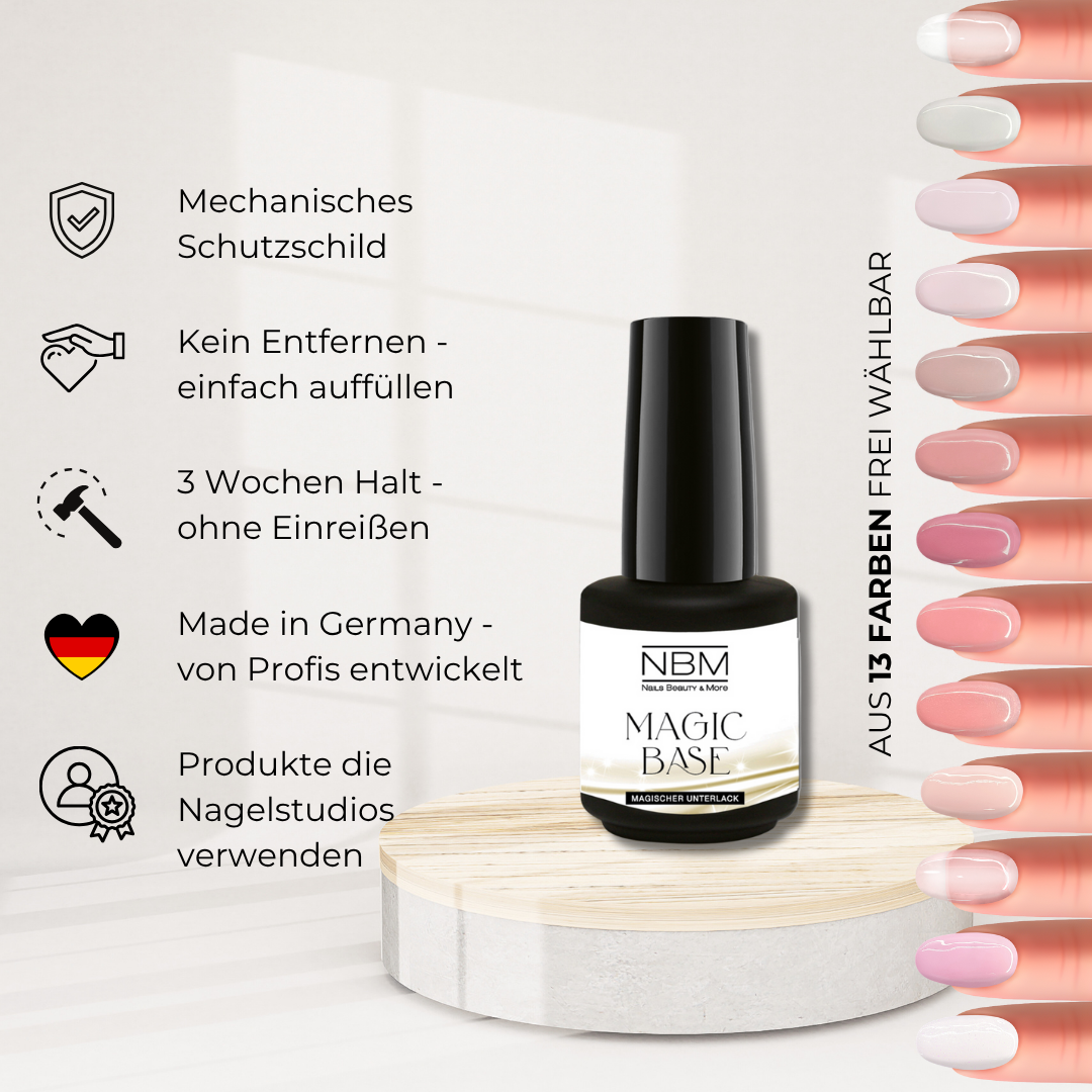 Magic Base Set(ohne Lampe) – dein Start zu starken Nägeln