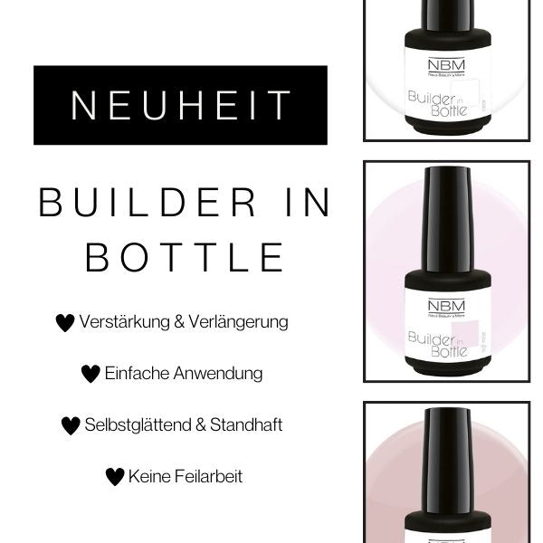 Builder Gel in Bottle Probierset
