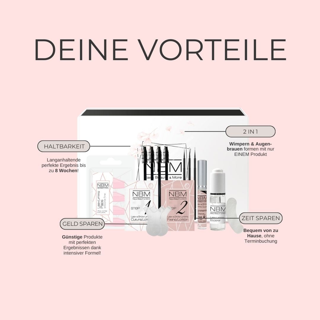 Lash & Brow Lifting Luxus (10 Anwendung)